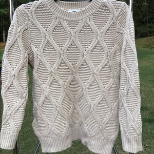 Cream knit sweater